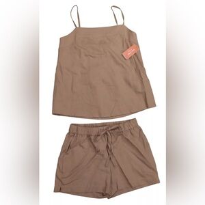 Macy's 2 Piece Cami & Shorts set